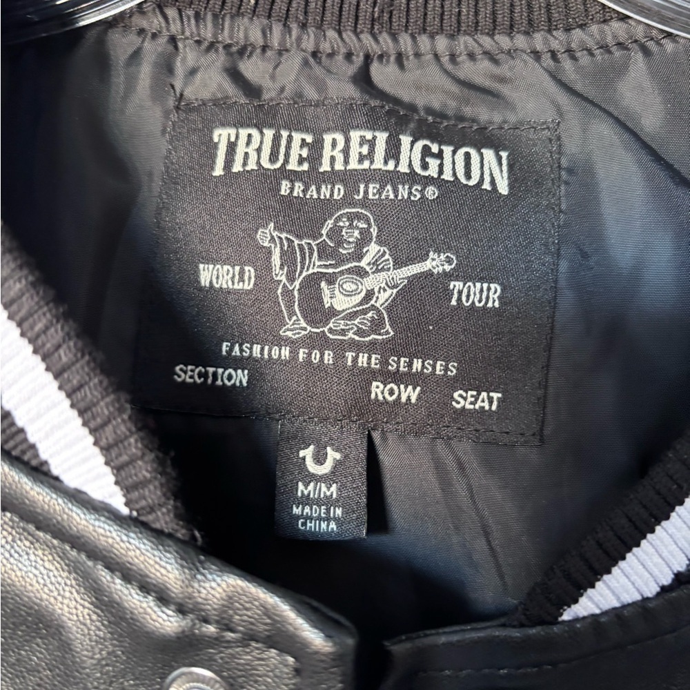 True Religion Varsity Jacket Size M - Picture 5 of 5